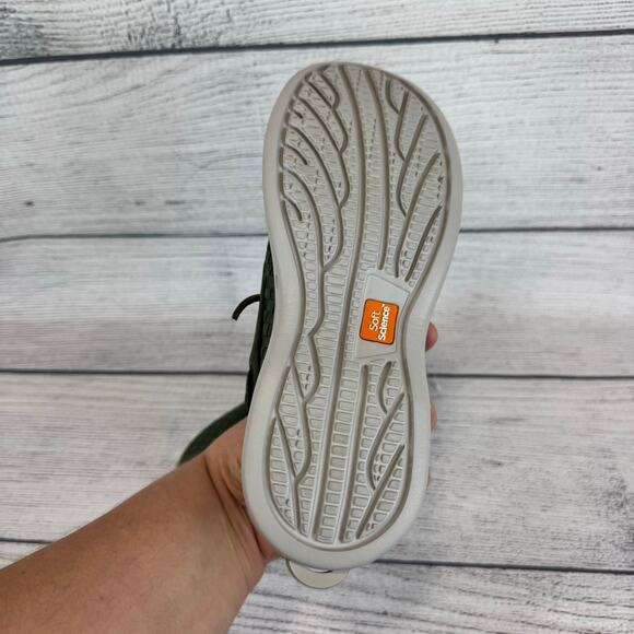 Soft Science Women's Green Weave Light Walker Lace Up Shoes Size 6 - Picture 7 of 11